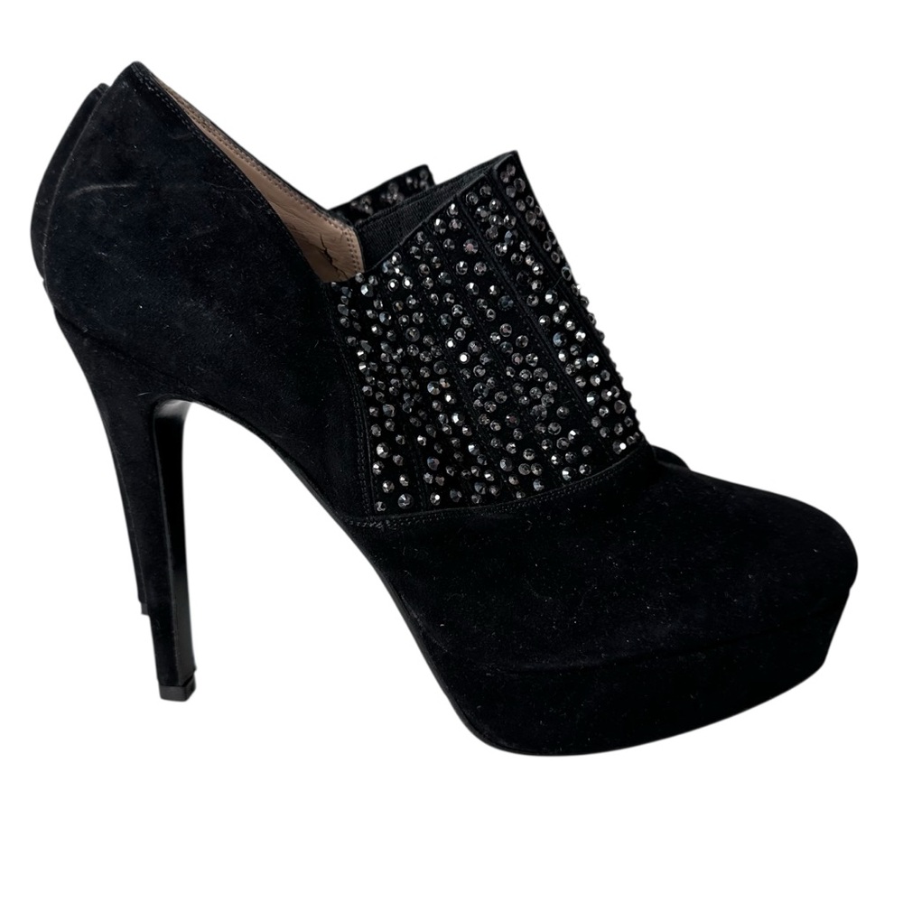 Vero Cuoio Black Studded Heels Women Euro 37 Made in Italy